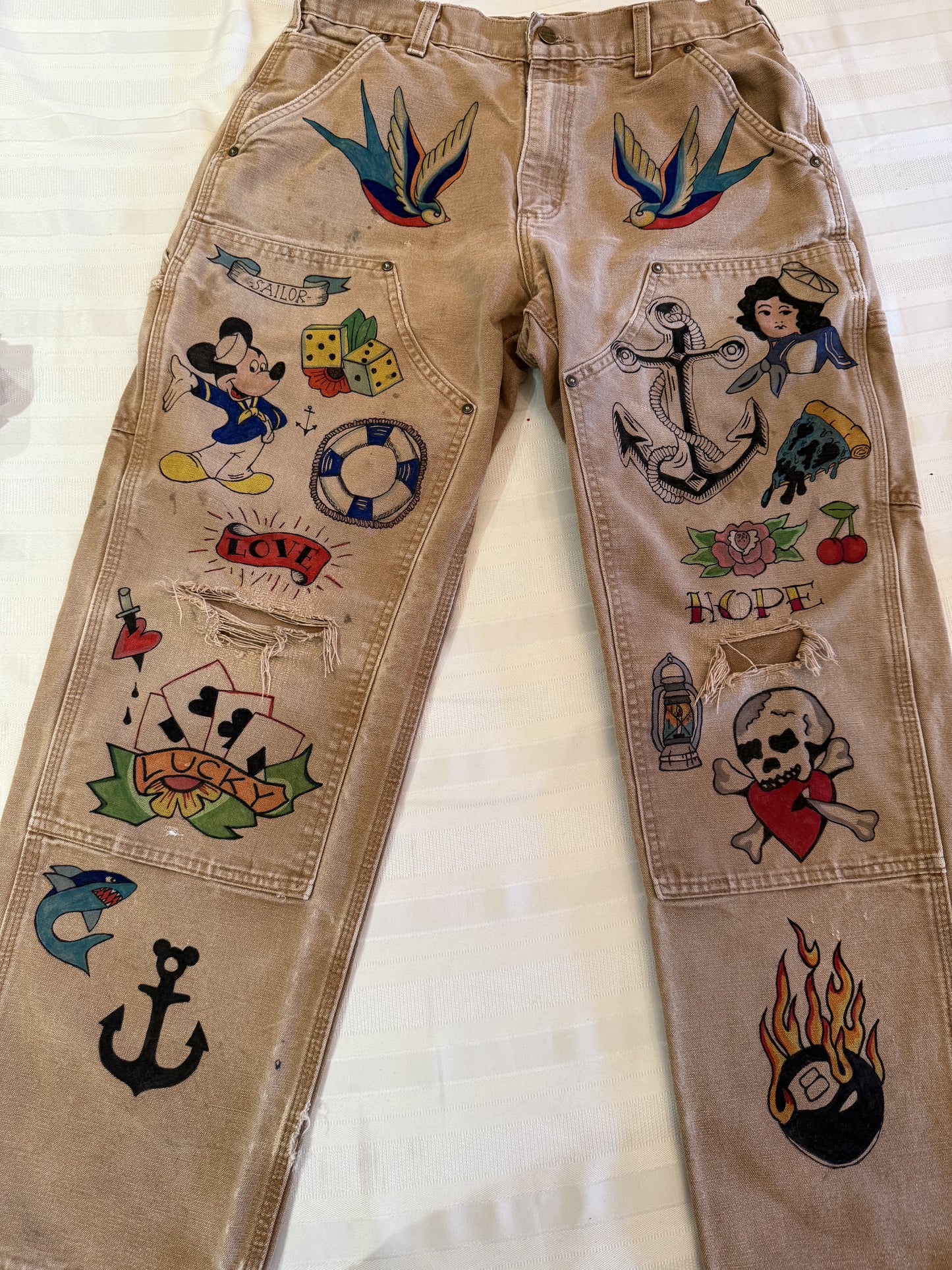 5. Tattoo Carhartt Pants- 31x28