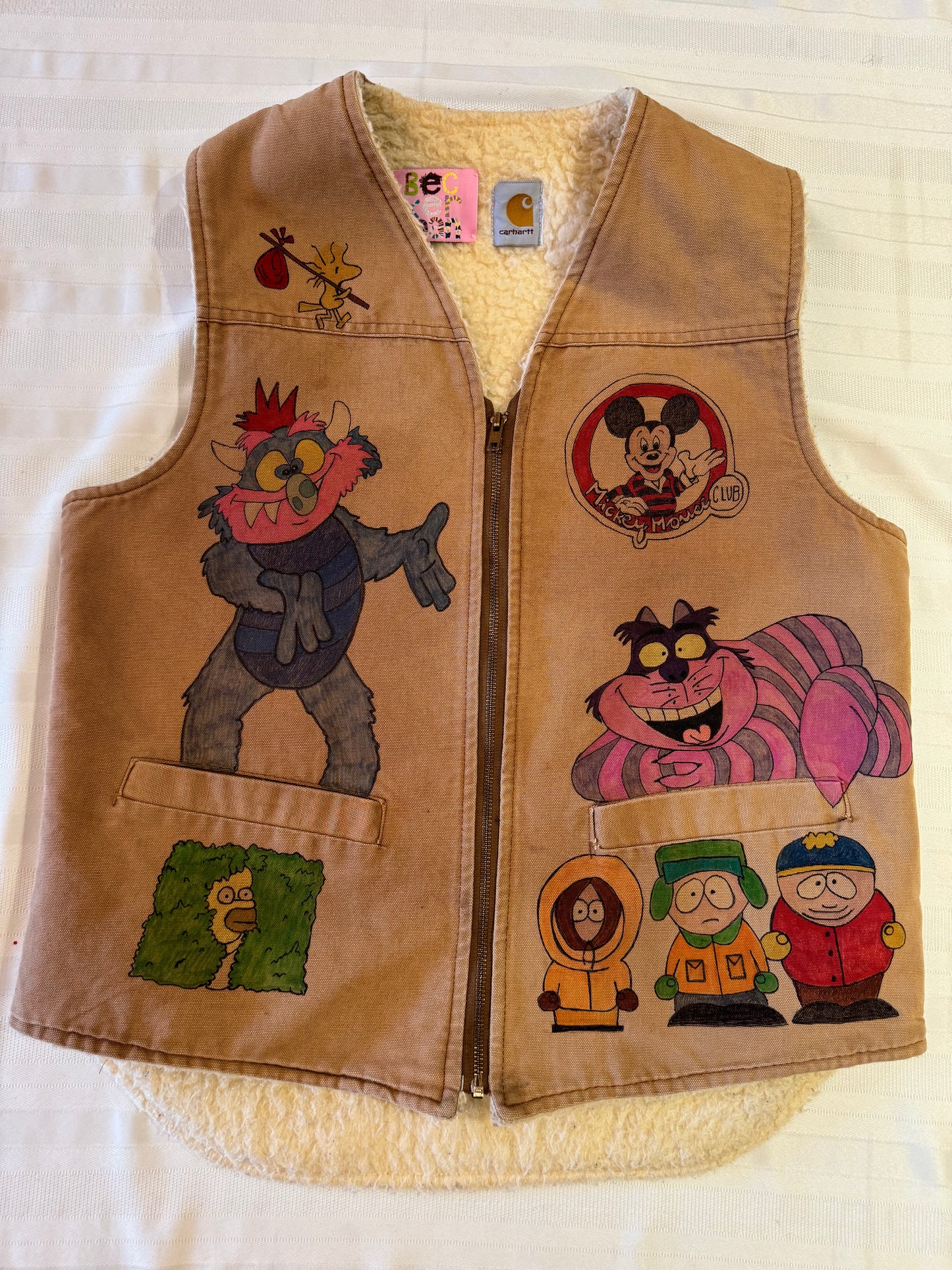 Cartoon Carhartt Vintage My Pet Monster Vest- M/L